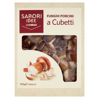 SAPORI & IDEE CONAD Funghi Porcini a Cubetti Surgelati 300 g - 8003170092341
