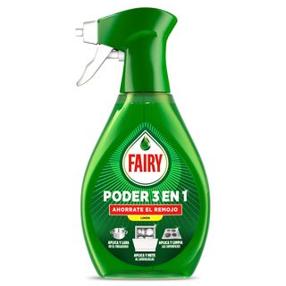 Lavavajillas A Mano Poder 3 En 1 Limón Fairy Spray 500 Ml
