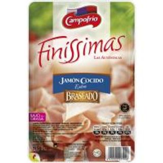 Jamón Cocido Braseado Campofrío Finíssimas, Bandeja 115 Gr. (10868024)