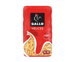 Pasta Hélice Gallo Paquete de 450 G.