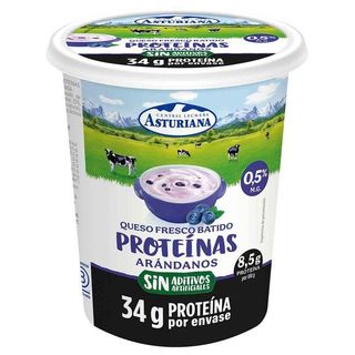 Queso Fresco Batido Con Arándanos Asturiana, Tarrina 400 G (26599159)