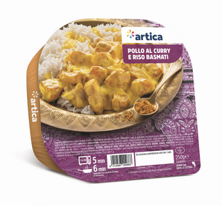Pollo Al Curry E Riso Basmati 250G Artica