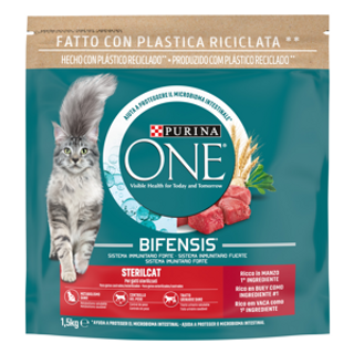 Gato Esterilizado Buey Purina One 1.5Kg.