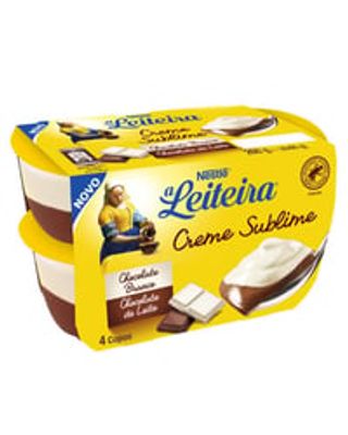 Creme sublime duo chocolate A Leiteira 4x65 g