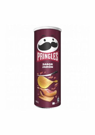 Patatas Fritas Jamon Pringles Lata 165G