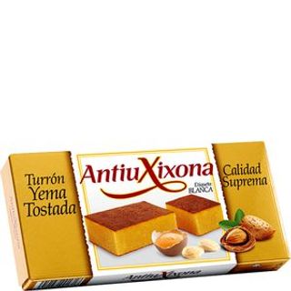 ANTIÚ XIXONA Turrón Yema Tostada Calidad Suprema 250 G