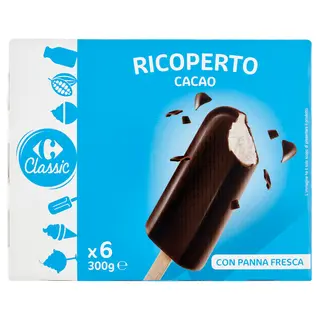 Carrefour Classic Ricoperto Cacao 6 X 50 G