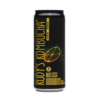 Kombucha de Limão e Gengibre