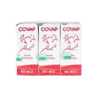 Leche Entera Pack Covap 6 X 200 Ml