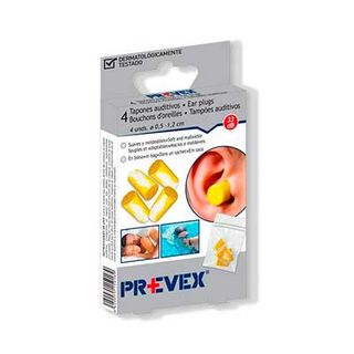 Tapones Auditivos Espuma Moldeable 4 Unidades Prevex (8420075150189)