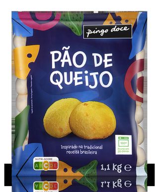 Pão de Queijo Pingo Doce - unidade 1KG