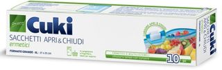 CUKI SACCHETTI ERMETICI APRI E CHIUDI 3LT 10PZ   COM12421