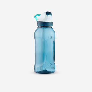 Bidón 500 Niños 0,5L Ecozen® Con Tapón Instantáneo, Pipeta Y Pajita Senderismo Talla Única Azul