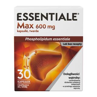 Essentiale Max 600 mg 30 kapsułek
