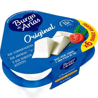BURGO DE ARIAS Queso Fresco 6X72 G