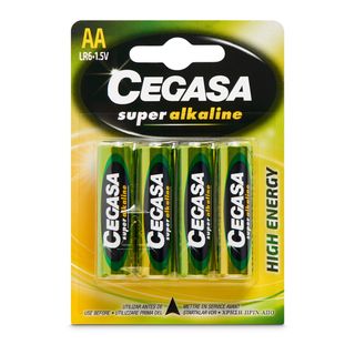 Pila Alcalina Aa Cegasa Blister 4 Unidades