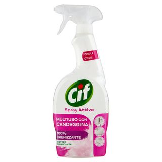 Cif Spray Attivo Multiuso con Candeggina 650 ml - 8720182303097