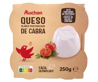 Queso Fresco de Cabra Producto Alcampo 4 Uds. X 62,5 G.