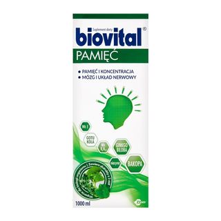 Biovital Pamięć, płyn, 1000 ml