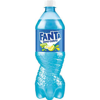 Fanta Zero cukru Napój gazowany o smaku cytrynowym i kwiatu czarnego bzu 850 ml