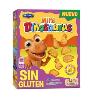 Galletas Mini Dinosaurus Artiach Sin Gluten 160 G.