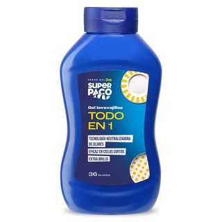 Gel Lavavajillas Máquina Todo en 1 Dia Super Paco 720 Ml.