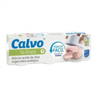 Atún En Aceite Oliva Ecológico Calvo Pack 3 Unidades 52 G