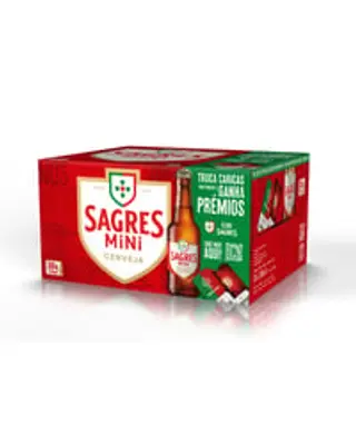 Cerveja Sagres mini caixa 30x25 cl
