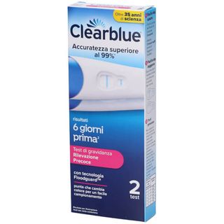 CLEARBLUE TEST GRAVIDANZA RILEVAZIONE PRECOCE 2 PEZZI