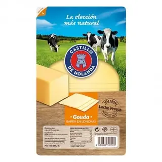 Queso Gouda En Lonchas Castillo 250 G.