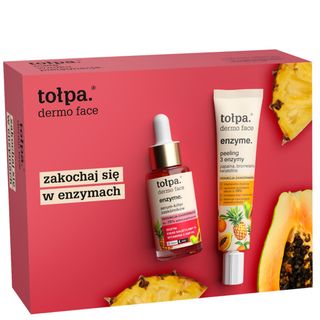 Tołpa zestaw Dermo Enzyme: Peeling 3 Enzymy 40ml + Serum-killer zaskórników 30ml