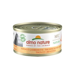 Almo Nature Hfc Atún Y Gambas Lata Para Gatos 0.07Kg