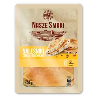 Nasze Smaki Naleśniki z serem i rodzynkami 400 g