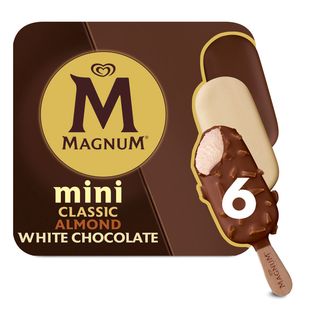 Magnum Mini Classico, Mandorla E Cioccolato Bianco 6x45g