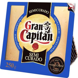 GRAN CAPITÁN Queso Semicurado Cuña 250 G