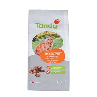 Comida Gato Carne Tandy 1,5 Kg