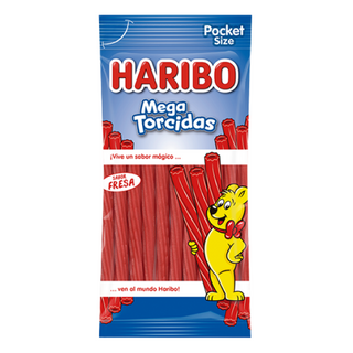 Haribo Mega Torcidas de Regaliz Rojo 75g