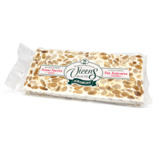 Turrón Duro Sin Azúcar 250g Vicens