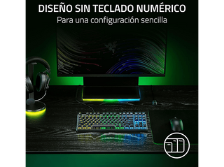 Teclado Gaming - Razer ‎Huntsman V3 X Tenkeyless (Purple Switch) (1575258)