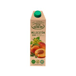 Zumo Exprimido Melocoton-Uva Don Simon Brick 1 L