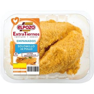 Solomillo De Pollo Empanado Extratierno Elpozo Bandeja 415 G