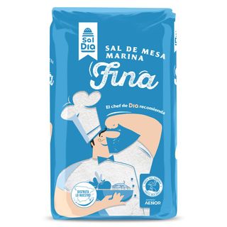 Sal Marina De Mesa Fina Dia Paquete 1 Kg