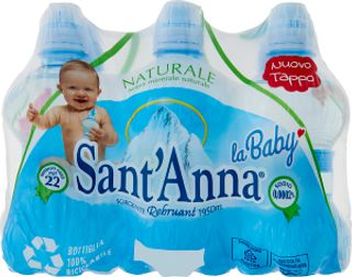 Sant'Anna la Baby Naturale Sorgente Rebruant Vinadio 6 x 0,25 L