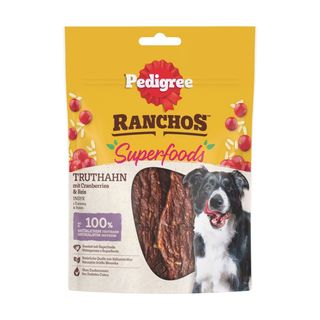 Pedigree Ranchos Superfoods Przysmak z indykiem, żurawiną i ryżem 70 g