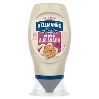 Mayo Ajo Asado Boca Abajo Hellmanns Bote 250 Ml