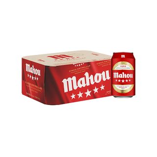 Cerveza Mahou Cinco Estrellas Lata 33 Cl. Pack 12 Uds.