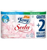Papel Higiénico Foxy 4+2 Seda 3 Capas 6 Uds.