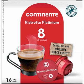 Cápsulas de Café Platinium Int 8 Continente (emb. 16 un)