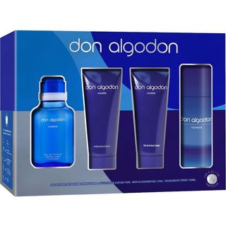 Estuche Hombre EDT + After Shave + Gel de Baño + DEO - Don Algodón - EDT 100 ml + Aftershave 75 ml + Gel de Baño y Ducha 75 ml + DEO 150 ml 8410190635647