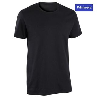 Camiseta Fitness 100 Sportee Hombre Negra - L